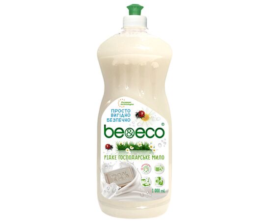 Гель для прання Be&Eco мило господарське 1 л (4820168433481)