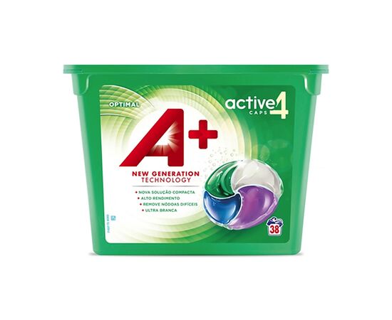 Капсули для прання A+ Optimal 4 в 1 38 шт. (8435495818113)
