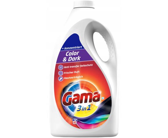 Гель для стирки Gama Protect для цветного и черного белья 4.15 л (8435495818809)