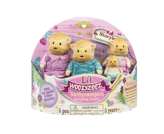 Фигурка Li'l Woodzeez Семья Ежиков (6002M), изображение 2 Фигурка Li'l Woodzeez Семья Ежиков (6002M), изображение 2