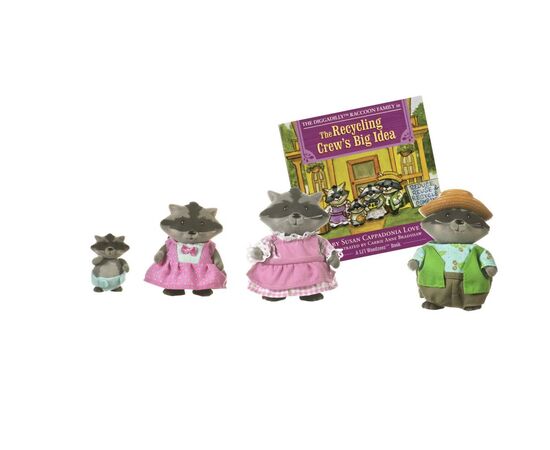 Фигурка Li'l Woodzeez Семья Енотов (6004M)