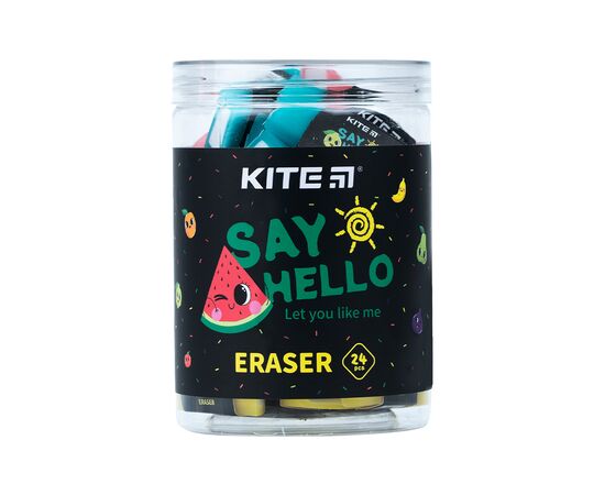 Ластик Kite цветной Juicy , ассорти (K21-373), изображение 2 Ластик Kite цветной Juicy , ассорти (K21-373), изображение 2