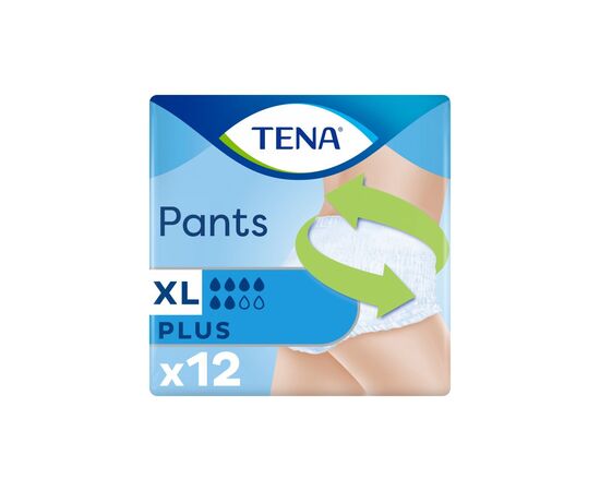 Подгузники для взрослых Tena Pants Plus XL 12 (7322540587555)