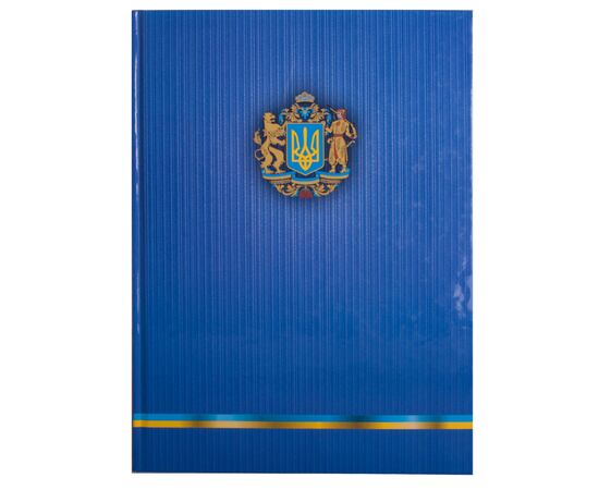 Канцелярская книга Buromax А4 UKRAINE, 96 листов, клетка (BM.2400-38), изображение 2 Канцелярская книга Buromax А4 UKRAINE, 96 листов, клетка (BM.2400-38), изображение 2