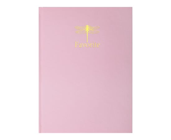 Канцелярська книга Buromax А4 FAVOURITE, PASTEL, 96 аркушів, клітинка, рожева (BM.2400-410)