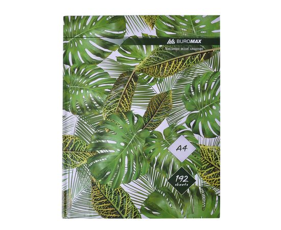 Канцелярська книга Buromax А4 FLORISTICA, 192 аркушів, клітинка (BM.24419101-04)