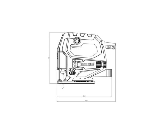 Електролобзик Metabo STEB65Quick (601030000), зображення 2 Електролобзик Metabo STEB65Quick (601030000), зображення 2