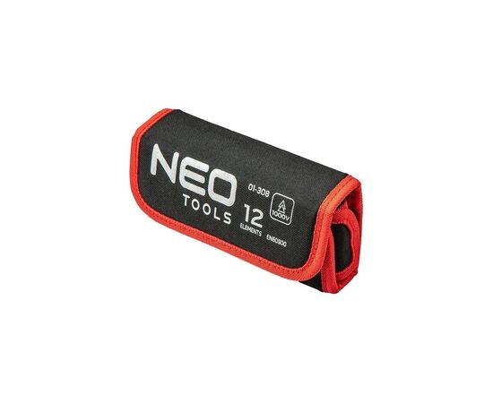 Отвертка Neo Tools диэлектрическая ьитодержатель 1/4", 10 сменных вставок для р (01-308), изображение 2 Отвертка Neo Tools диэлектрическая ьитодержатель 1/4", 10 сменных вставок для р (01-308), изображение 2
