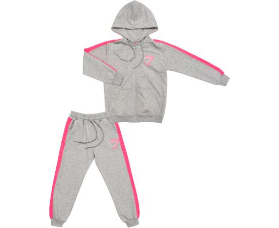 Спортивный костюм Joi с сердцем (S-703-140G-gray)