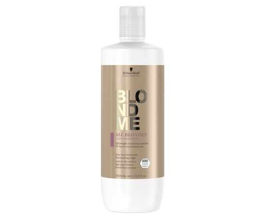 Шампунь Schwarzkopf Professional BlondMe All Blondes Light Shampoo для тонких волос 1 л (4045787641110)