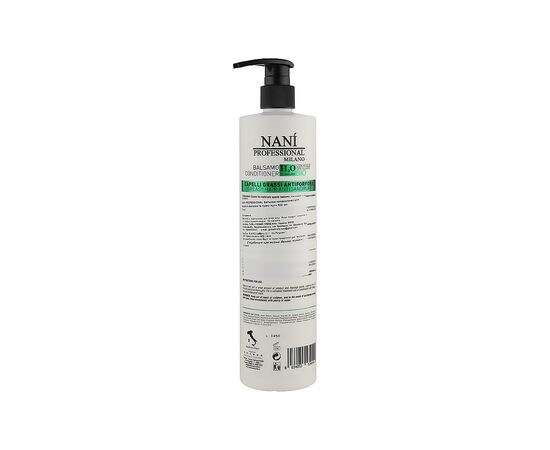 Кондиционер для волос Nani Professional Milano Antidandruff для склонных к жирности и перхоти волос 500 мл (8034055534144), изображение 2 Кондиционер для волос Nani Professional Milano Antidandruff для склонных к жирности и перхоти волос 500 мл (8034055534144), изображение 2