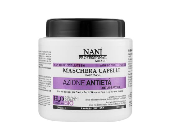 Маска для волос Nani Professional Milano Anti-Age для тонких и ослабленных волос 500 мл (8034055534212)