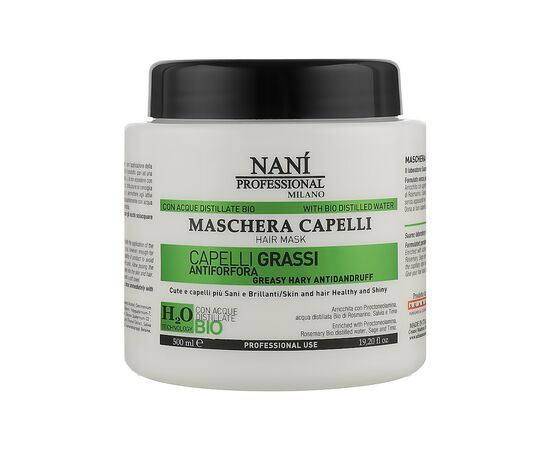 Маска для волос Nani Professional Milano Antidandruff для склонных к жирности и перхоти волос 500 мл (8034055534182)