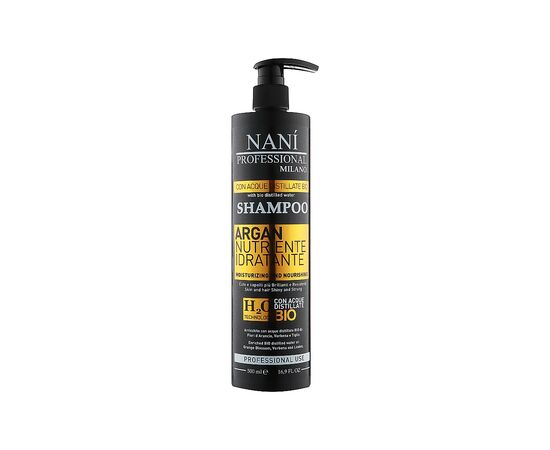 Шампунь Nani Professional Milano Argan для сухих и поврежденных волос 500 мл (8034055537640)