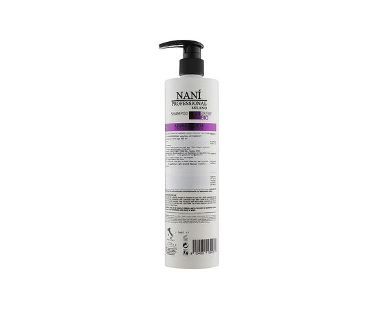 Шампунь Nani Professional Milano Anti-Age для тонких и ослабленных волос 500 мл (8034055534137), изображение 2 Шампунь Nani Professional Milano Anti-Age для тонких и ослабленных волос 500 мл (8034055534137), изображение 2