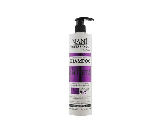 Шампунь Nani Professional Milano Anti-Age для тонких и ослабленных волос 500 мл (8034055534137)