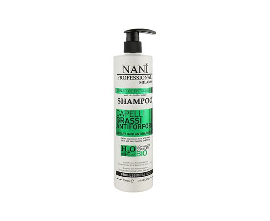 Шампунь Nani Professional Milano Antidandruff для склонных к жирности и перхоти волос 500 мл (8034055534106)