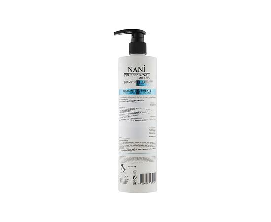 Шампунь Nani Professional Milano Hydrating & Nourishing для всех типов волос 500 мл (8034055534120), изображение 2 Шампунь Nani Professional Milano Hydrating & Nourishing для всех типов волос 500 мл (8034055534120), изображение 2