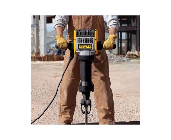 Отбойный молоток DeWALT 2100 Bт, 62 Дж, 960 уд/мин, 31 кг, тележка + зубило (D25981K), изображение 7 Отбойный молоток DeWALT 2100 Bт, 62 Дж, 960 уд/мин, 31 кг, тележка + зубило (D25981K), изображение 7