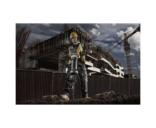 Отбойный молоток DeWALT 2100 Bт, 62 Дж, 960 уд/мин, 31 кг, тележка + зубило (D25981K), изображение 9 Отбойный молоток DeWALT 2100 Bт, 62 Дж, 960 уд/мин, 31 кг, тележка + зубило (D25981K), изображение 9