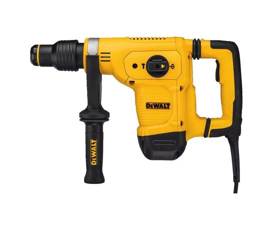Отбойный молоток DeWALT SDS-MAX, 1050 Bт, 7.1 Дж, 3150 уд/мин, 5.6 кг, кейс (D25810K), изображение 2 Отбойный молоток DeWALT SDS-MAX, 1050 Bт, 7.1 Дж, 3150 уд/мин, 5.6 кг, кейс (D25810K), изображение 2