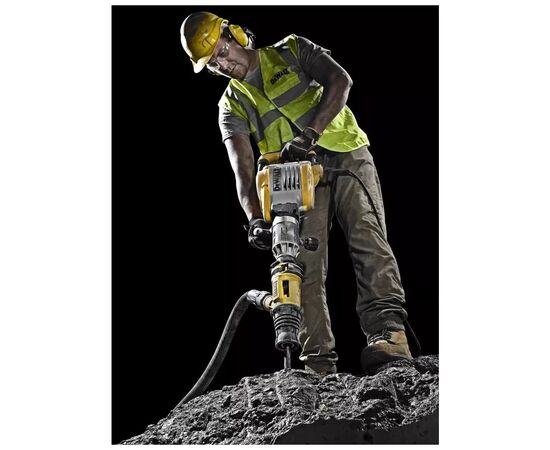 Отбойный молоток DeWALT SDS-MAX, 1550 Bт,19 Дж, 1050-2100 уд/мин, 10.5 кг, кейс (D25902K), изображение 4 Отбойный молоток DeWALT SDS-MAX, 1550 Bт,19 Дж, 1050-2100 уд/мин, 10.5 кг, кейс (D25902K), изображение 4