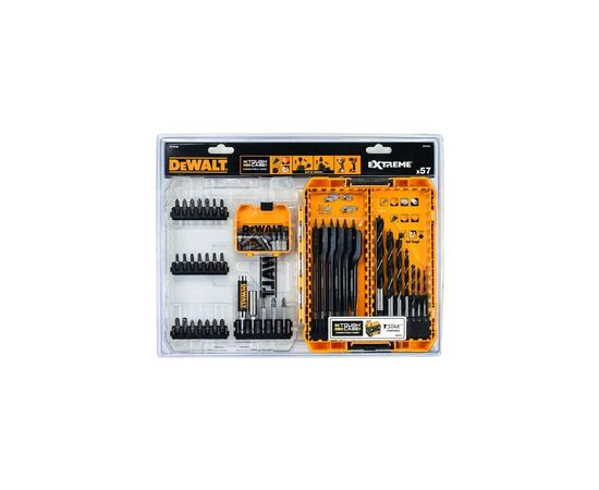 Набор сверл и бит DeWALT 57 шт, кейс Tough Case (DT70758)