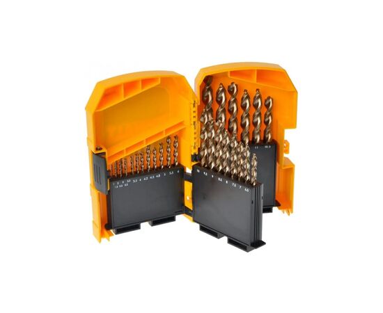Набір свердл DeWALT по металу EXTREME 2 HSS-G, 29 шт, металевий бокс (DT7926)