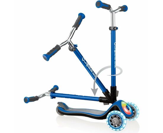 Самокат Globber Elite Prime с подсветкой Синий (444-800), изображение 4