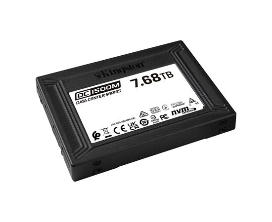 Накопитель SSD U.2 2.5" 7.68TB Kingston (SEDC1500M/7680G), изображение 2 Накопитель SSD U.2 2.5" 7.68TB Kingston (SEDC1500M/7680G), изображение 2