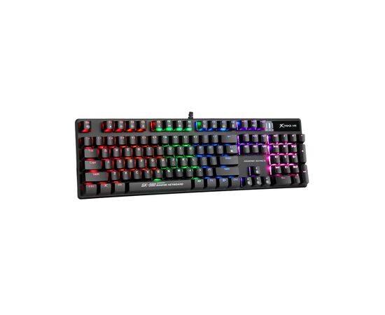 Клавиатура Xtrike GK-980 6 colors-LED Mechanical Red Switch USB Black (GK-980), изображение 3 Клавиатура Xtrike GK-980 6 colors-LED Mechanical Red Switch USB Black (GK-980), изображение 3