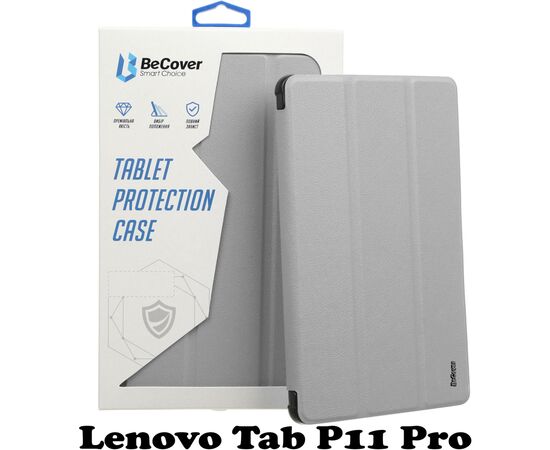 Чохол до планшета BeCover Smart Case Lenovo Tab P11 Pro TB-J706F Gray (707594)