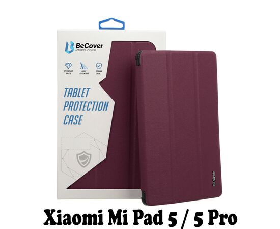 Чехол для планшета BeCover Smart Case Xiaomi Mi Pad 5 / 5 Pro Red Wine (707580)