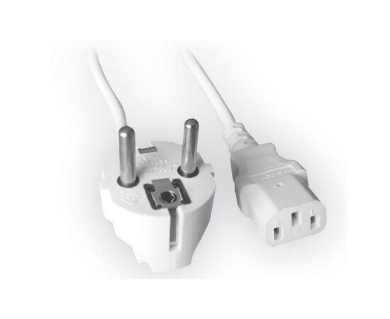 Кабель питания C13 1.8m grey Cablexpert (PC-186W-VDE), изображение 3 Кабель питания C13 1.8m grey Cablexpert (PC-186W-VDE), изображение 3