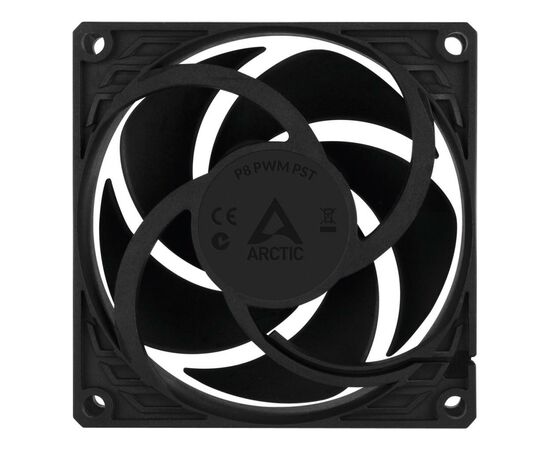 Кулер для корпуса Arctic P8 PWM PST Black (ACFAN00150A), изображение 4 Кулер для корпуса Arctic P8 PWM PST Black (ACFAN00150A), изображение 4