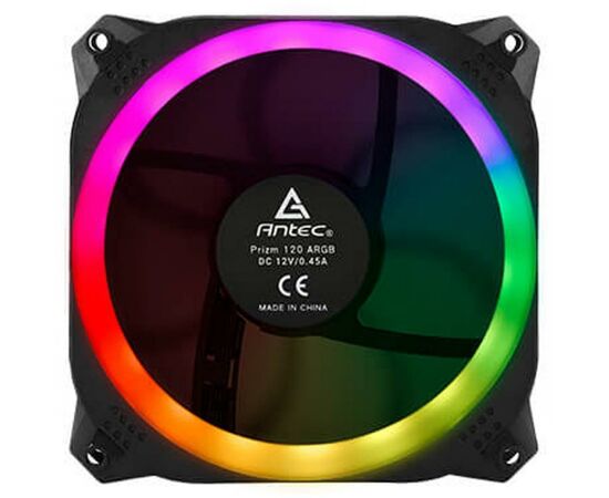 Кулер для корпуса Antec Prizm 120 ARGB (0-761345-75284-8), изображение 4 Кулер для корпуса Antec Prizm 120 ARGB (0-761345-75284-8), изображение 4