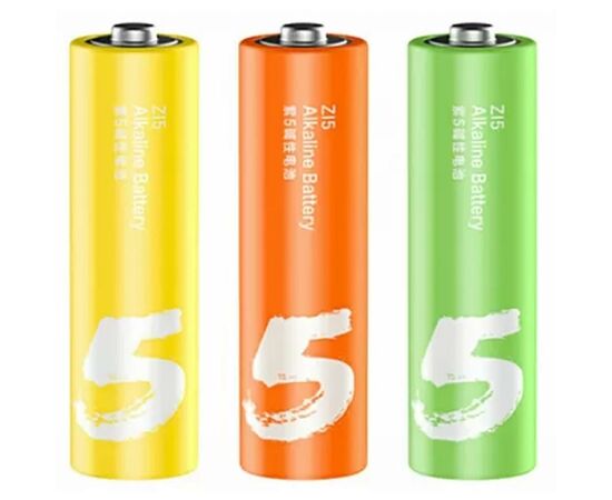 Батарейка ZMI AA ZI5 * 12 + AAA ZI7 * 12 Rainbow batteries set (Ф16358), изображение 3 Батарейка ZMI AA ZI5 * 12 + AAA ZI7 * 12 Rainbow batteries set (Ф16358), изображение 3