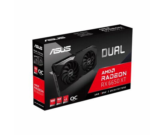 Видеокарта ASUS Radeon RX 6650 XT 8Gb DUAL OC (DUAL-RX6650XT-O8G), изображение 9 Видеокарта ASUS Radeon RX 6650 XT 8Gb DUAL OC (DUAL-RX6650XT-O8G), изображение 9