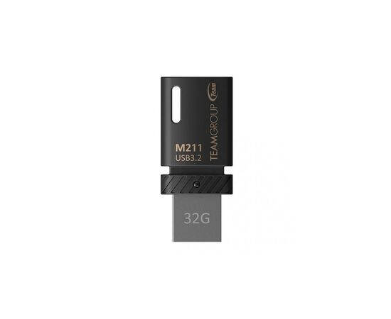 USB флеш накопитель Team 32GB M211 Black OTG USB 3.2/Type C (TM211332GB01)