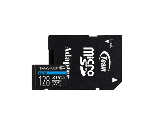 Карта пам'яті Team 128GB microSDXC class 10 UHS-I/U3 Elite (TEAUSDX128GIV30A103)