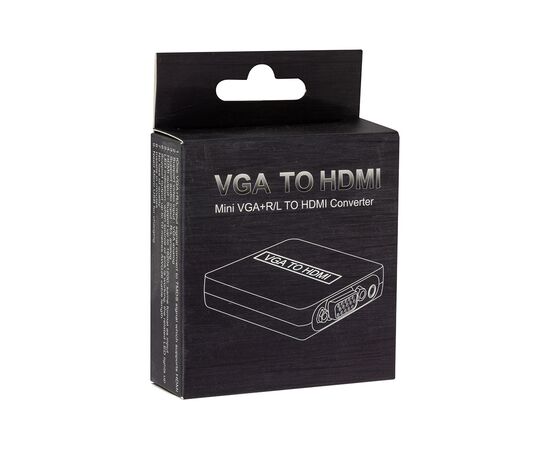 Конвертор VGA+R/L to HDMI (HDCVGA01-M) PowerPlant (CA912681), зображення 4 Конвертор VGA+R/L to HDMI (HDCVGA01-M) PowerPlant (CA912681), зображення 4