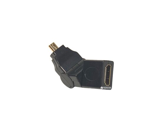 Переходник HDMI AF to micro HDMI AM, 360 degree PowerPlant (CA910618)