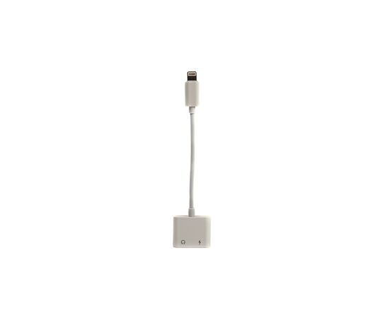 Переходник Lightning 2in1, Audio 3.5mм to Lightning PowerPlant (CA910427)