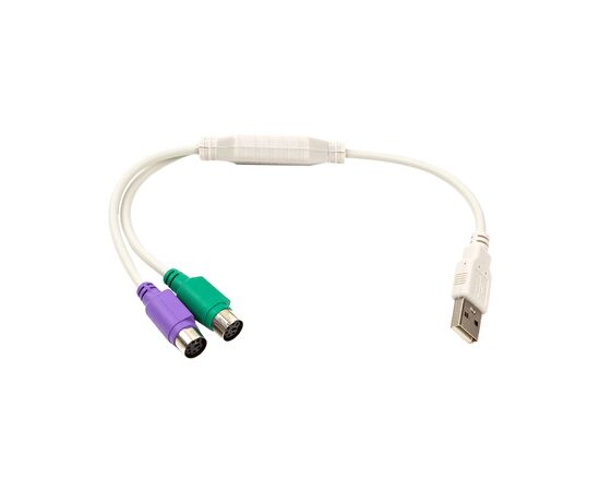 Переходник USB to 2хPS/2, 0.3m PowerPlant (CA913183)