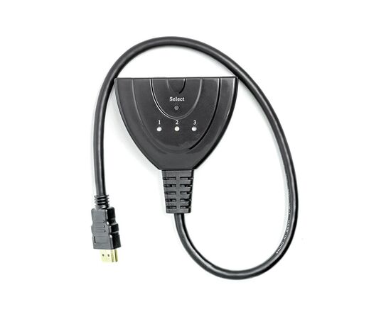 Перехідник HDMI to HDMI 3x1 PowerPlant (CA912070), зображення 2 Перехідник HDMI to HDMI 3x1 PowerPlant (CA912070), зображення 2