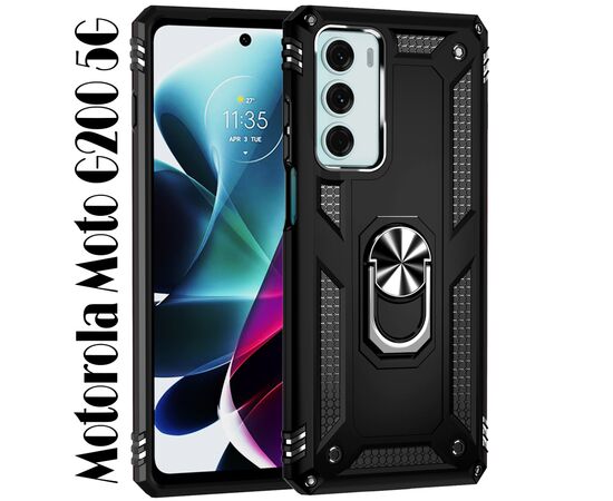Чохол до моб. телефона BeCover Military Motorola Moto G200 5G Black (707403)