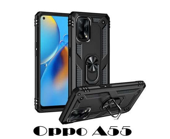 Чохол до моб. телефона BeCover Military Oppo A55 Black (707406)