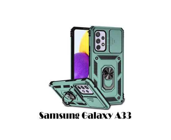 Чохол до моб. телефона BeCover Military Samsung Galaxy A33 SM-A336 Dark Green (707386)