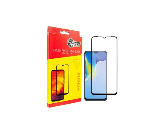 Стекло защитное Dengos Full Glue Vivo Y15s (TGFG-208)