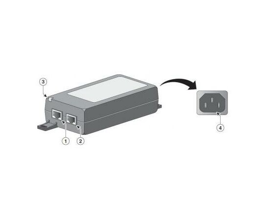 Адаптер PoE Cisco AIR-PWRINJ6=, изображение 2 Адаптер PoE Cisco AIR-PWRINJ6=, изображение 2